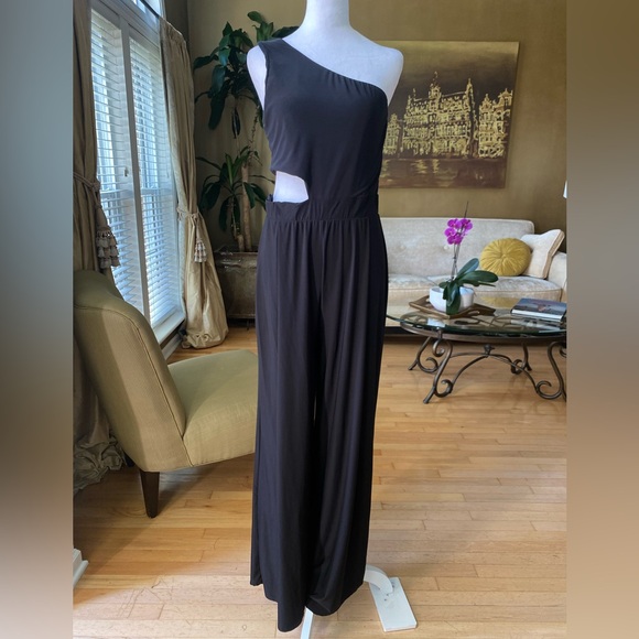 21 Saints Pants - 21 Saints Jumpsuit size XL one shoulder midi cutout
